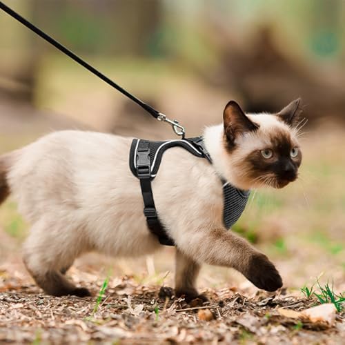 Cat Harness and Leash Set, Adjustable Cat Vest Harnesses - Image 6