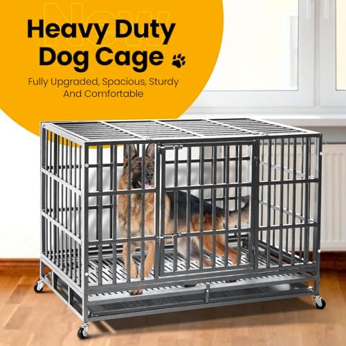 Oranland 48 Inch Heavy Duty Dog Crate - Image 7