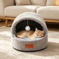 Cat Bed Cave with Pillow & Cat Toys, Cozy Cat Beds by Unknown