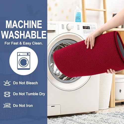 OLANLY Memory Foam Bathroom Runner Rug 44x24, Absorbent Long Bath Mat - Image 6