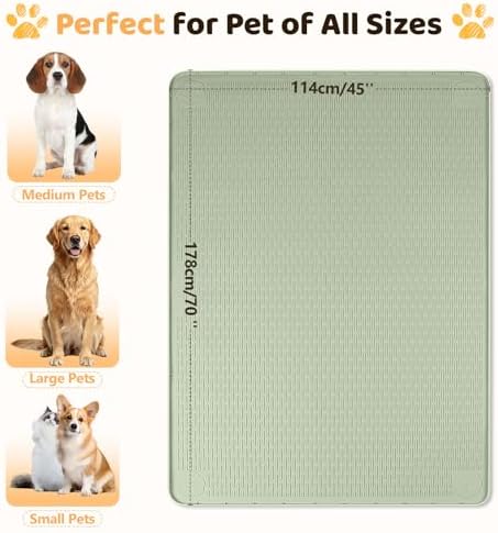 Silicone Dog Bed Mat 70"x 45" Crate Mat - Image 4