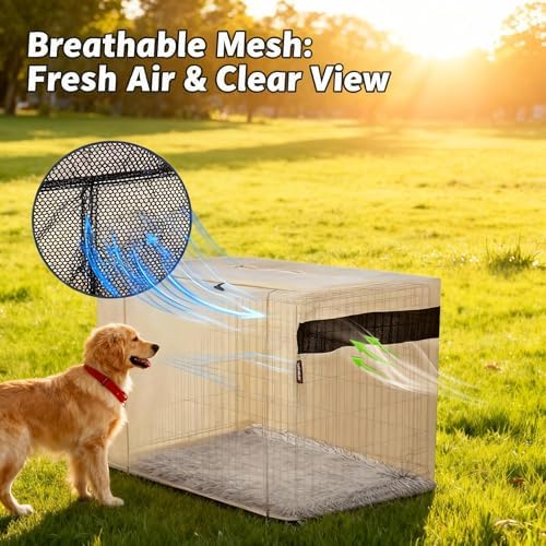HiCaptain 54-Inch Dog Crate Cover - Image 3