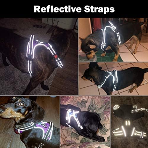 PHOEPET No Pull Dog Harness Reflective Adjustable Vest - Image 5
