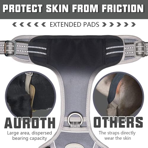 AUROTH Tactical Dog Harness Medium Sized Dog No Pull Adjustable Dog Vest - Image 4
