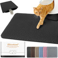 Cat Litter Mat 12"x12", Double Layer EVA litterbox Mat by BLISSSTORM