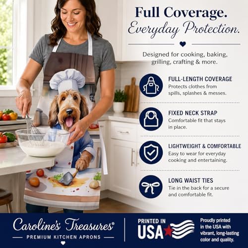 Caroline's Treasures Otterhound The Chef Apron Cooking Kitchen Server Baking - Image 4