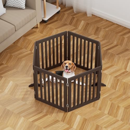 unipaws 120" Extra Wide Pet Gate and Pet Playpen Combination - Image 3