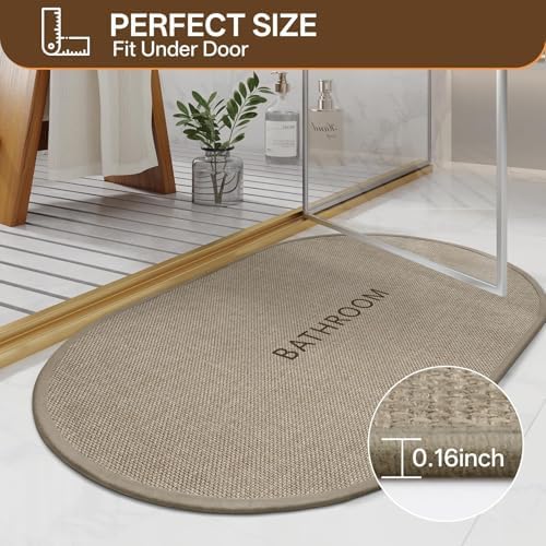 Bath Mat Non Slip, Quick Dry Bathroom Rug Under Door - Image 3
