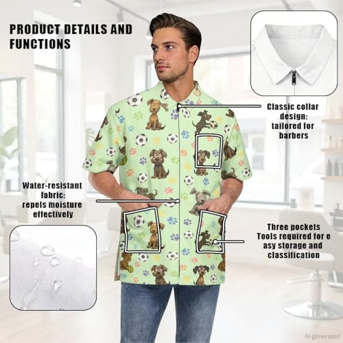 Dog Grooming Smocks, Professional Design Water Hair Proof - Image 6