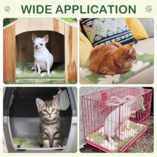 Haull 4 Pcs Waterproof Guinea Pig Bedding Mat, 13 x 10 - Image 2
