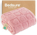 Bedsure Dog Blanket for Small Dogs Puppy and Cats, Soft Fleece, 25x35 Pink by BEDSURE