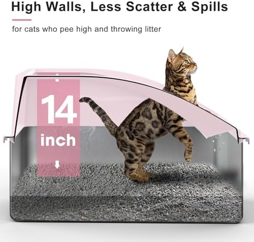AIPERRO Stainless Steel Litter Box | XXL Deepened 8" Design Metal Cat Box - Image 2