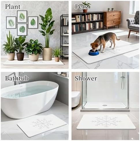 THMINS Extra Large Stone Bath Mat - Image 7