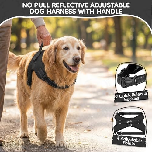 No Pull Reflective Adjustable Dog Harness - Image 2