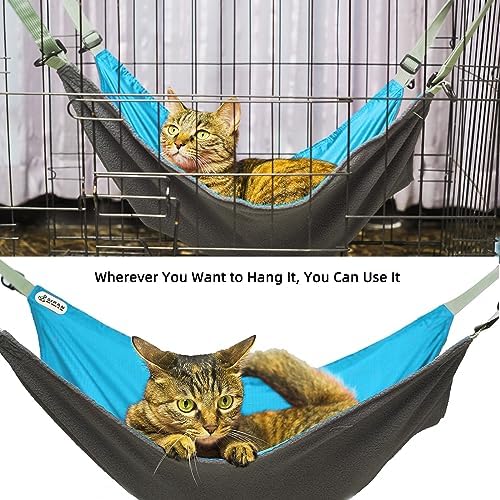 2-Piece Reversible Cat Hammock, Hanging - Image 2