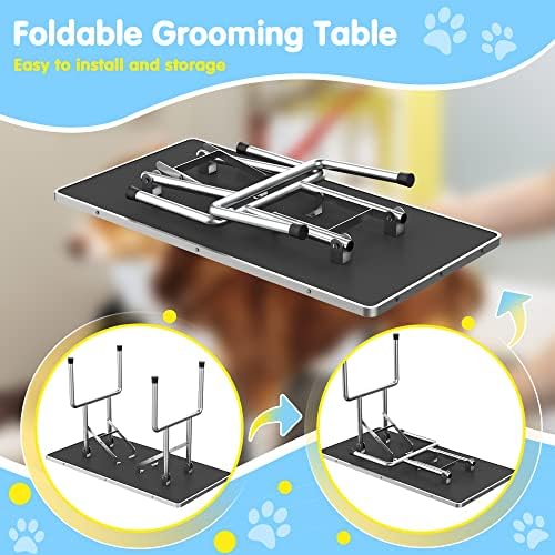 Lyromix 36'' Foldable Dog Grooming Table - Image 5