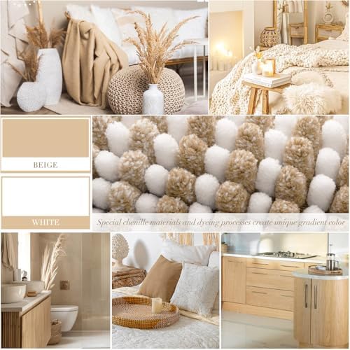 BSICPRO Bathroom Rugs Sets 2 Piece, Non Slip Boho Bath Mats - Image 2