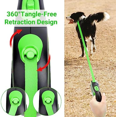Segarty 16 Ft Extendable Dog Leash, 5m Heavy Duty Walking Dog Leash - Image 4