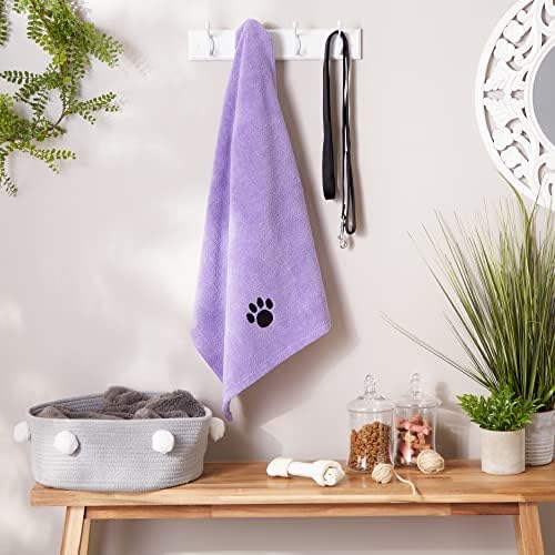 Bone Dry Pet Grooming Microfiber Towel, Embroidered Collection - Image 4