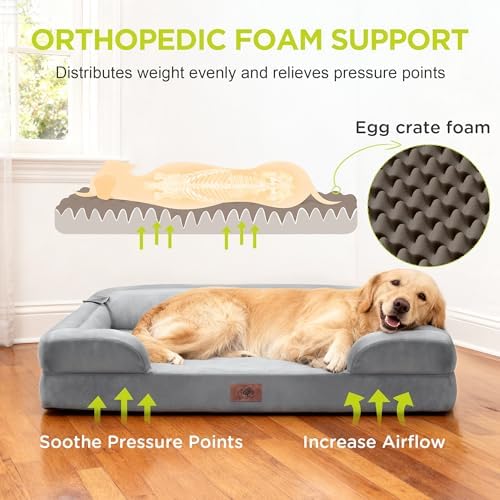 Waterproof Orthopedic Dog Bed for Extra Large Sized Dogs - Image 2
