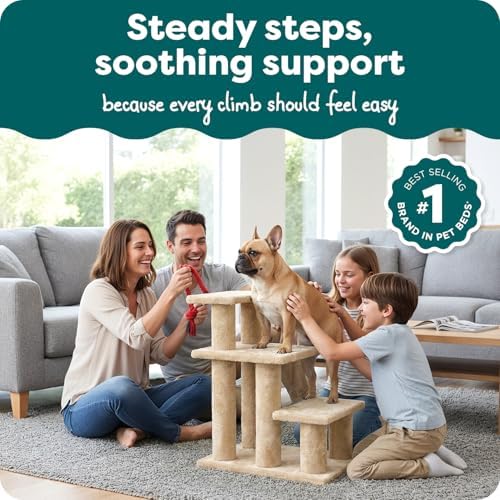 Furhaven Steady Paws Multi-Step Pet Stairs - Image 2