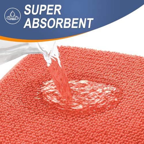 OLANLY Thick Memory Foam Bathroom Rugs 30x20, Absorbent Bath Mat - Image 3