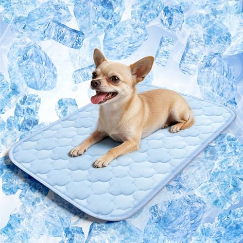 Cooling Mat for Dogs and Cats 24" x 18", Pet Cooling Bed Indoor Outdoor w - Image 7
