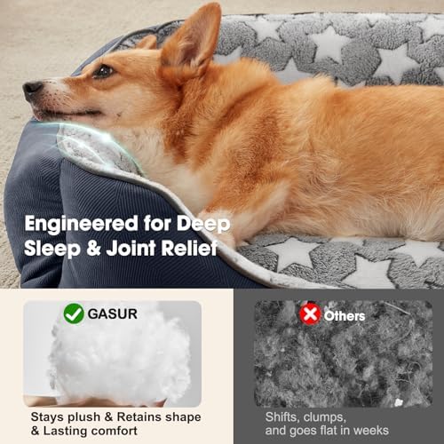 GASUR Large Dog Bed, Rectangle Washable Pet Beds, Orthopedic Dog Sofa Bed - Image 2