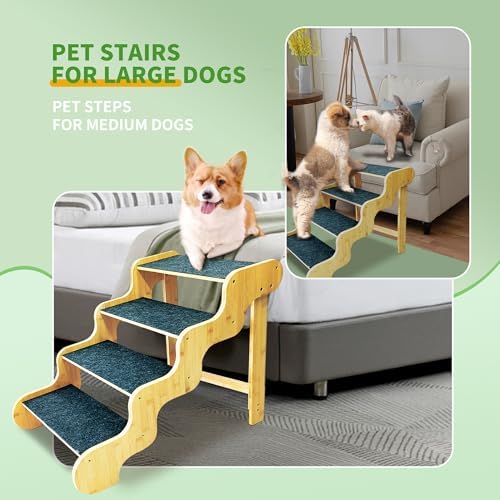 Dog Steps for Bed, 5-Step 24" High, Supports Up to 160 LB - Image 5