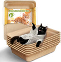 Disposable Litter Boxes for Cats Leak-Proof: 3/6/9/20/32-Pack Odor Control by Unknown
