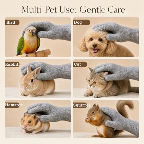 Cat Gloves Bite Proof, 15.7” Ultra Flexible Animal Handling Gloves - Image 3