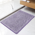 Chenille Bathroom Rug 24"x36" Lavender, Non-Slip Plush Bath Mat by Kildoss