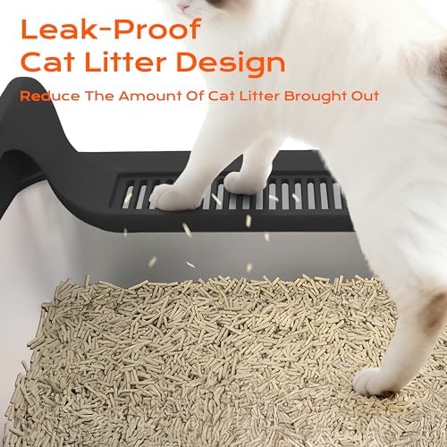 XXXL Stainless Steel Litter Box, 28.1'' Metal Cat Litter Box - Image 5
