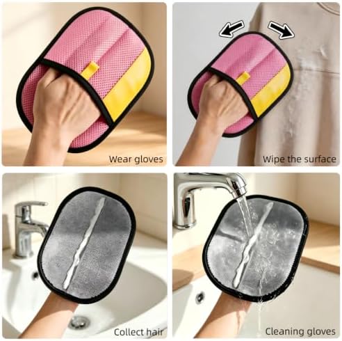 Pet Hair Removal Glove for Cat & Dog, Furniture Hair Remover & Nail Clipper - Image 6