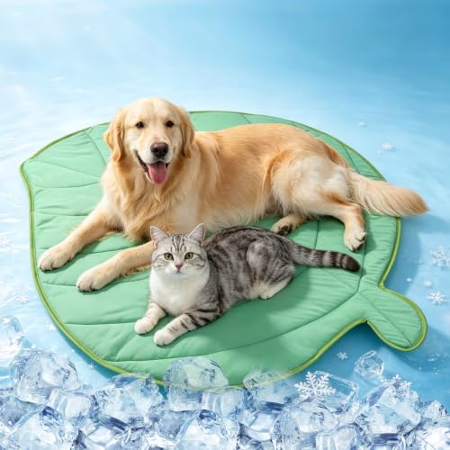 Paw Legend Dog Cooling Mat 35.4" x 43.3", Reversible Pet Cooling Pad Blanket by PawLegend