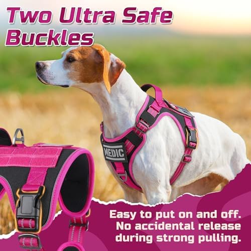 rabbitgoo Tactical Dog Harness for Large, No Pull Military Service Vest - Image 2