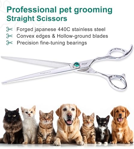 Dog Grooming Scissors Set 4 in 1 Professional Pet Shears Made Of Japanese - Image 3