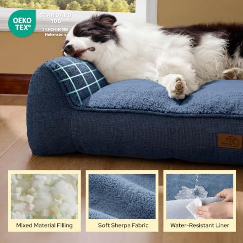 Bedsure SupportMax® Extra Thick Orthopedic XL Dog Beds Large Sized Dog - Image 5