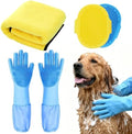 Premium Dog Towels for Drying Dogs & Cats, 39.3''X19.6'', Efficient Pet Hair by Doysmevs