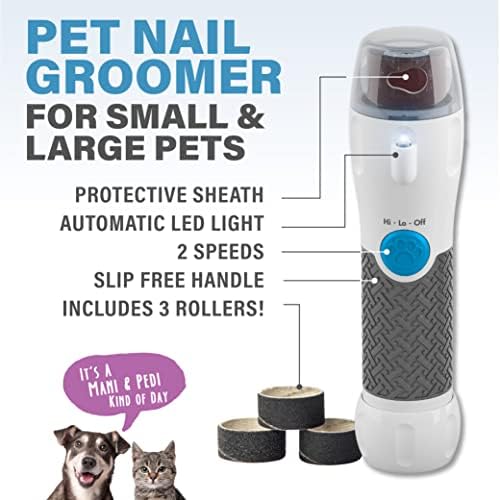 Bell+Howell Pawperfect Cordless Dog and Cat Nail Trimmer Rotating File - Image 2