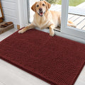 OLANLY Dog Door Mat for Muddy Paws 35x24, Super Absorbent Chenille Mud Mat by OLANLY