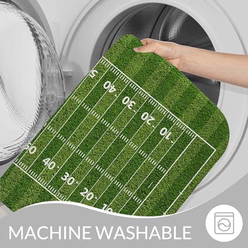 American Football Field Bath Rugs Green Lawn Popular Sports Bathroom Mat Soft - Image 7