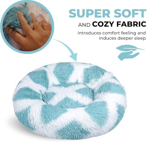 Whiskers & Friends Cat Beds for Indoor Cats & Small Dog, Fluffy Cat Bed - Image 5