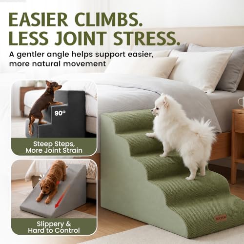 Miorun Extra Wide Dog Stairs for Large Dogs - Image 3