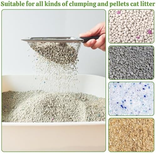Metal Cat Litter Scoop, Cat Scooper - Image 3