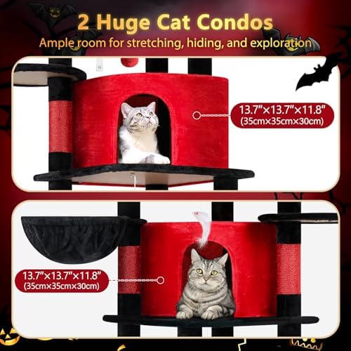 Globlazer 66in Gothic Corner Cat Tree - Image 4
