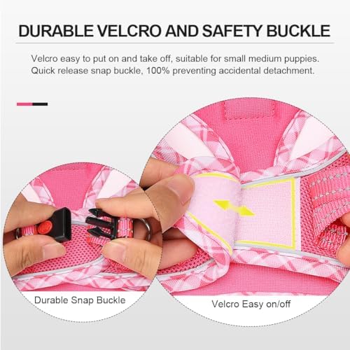 Mercano Soft Mesh Dog Harness and Leash Set, Step-in Reflective Breathable - Image 4
