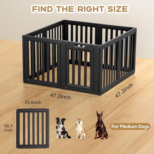 Dog Playpen Indoor, Puppy Playpen, 8 Panels - Image 3