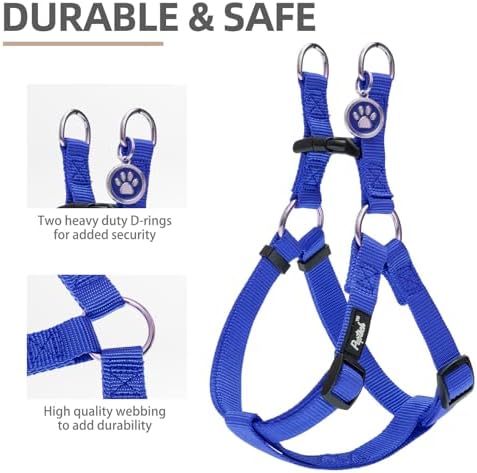 PUPTECK No Pull Dog Harness Medium Sized Step-in Adjustable Puppy Vest - Image 3