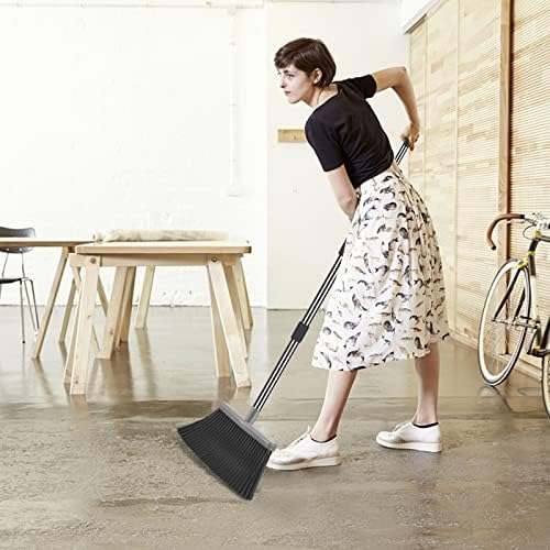 Broom and Dustpan Set for Home, Indoor&Outdoor Sweeping, Stand Up Broom and - Image 5